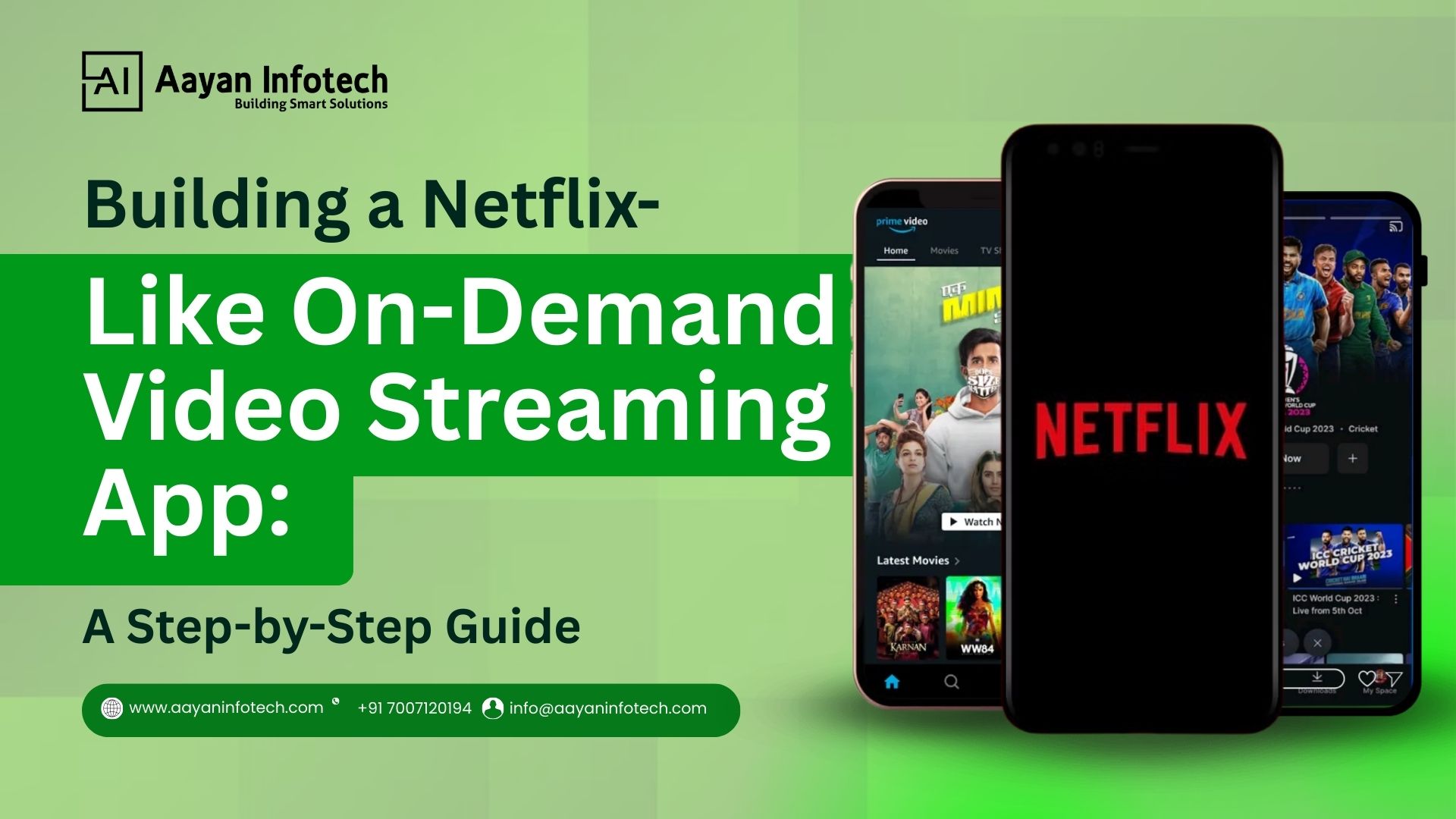 Building a Netflix-Like On-Demand Video Streaming App | OTT App Development Guide