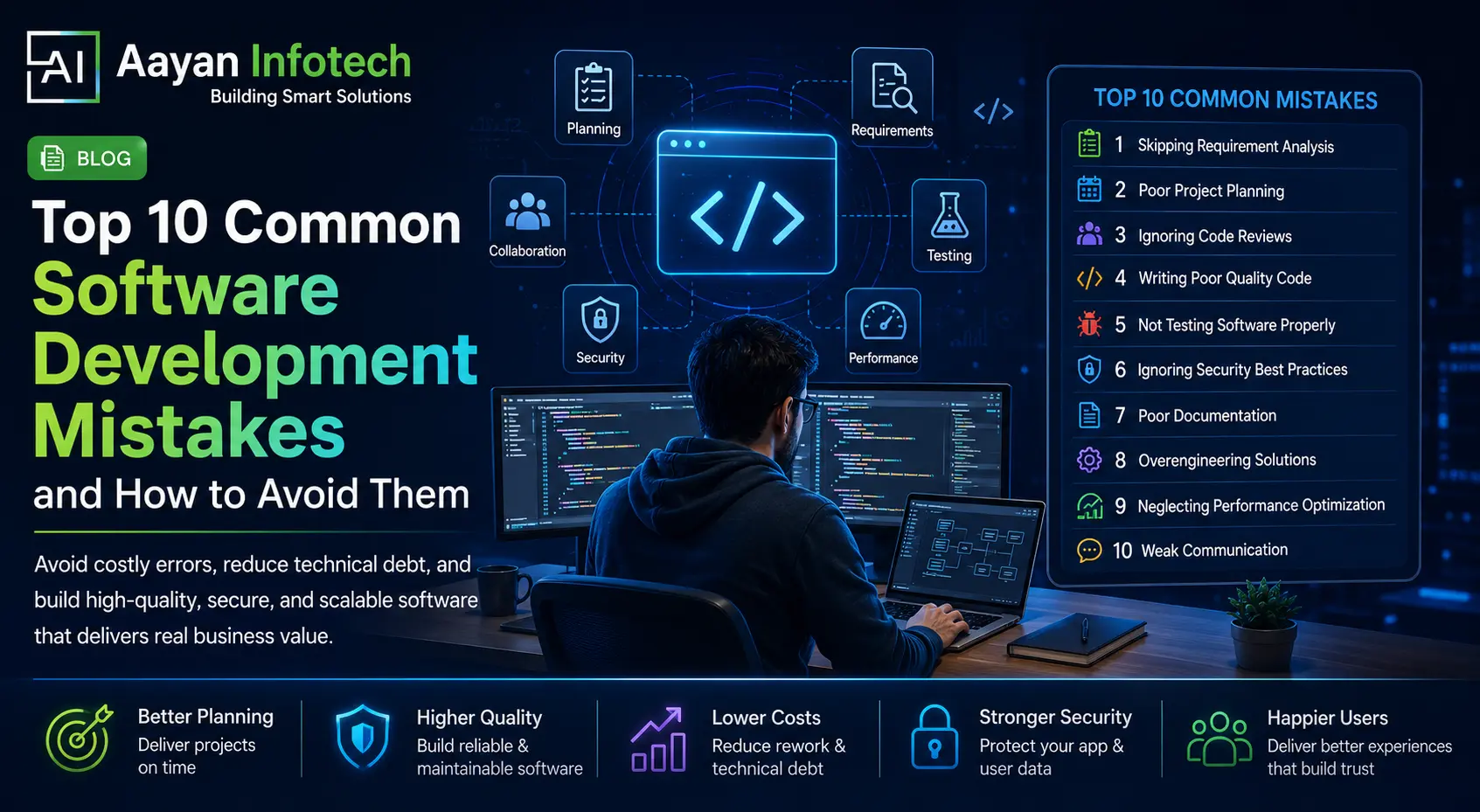 10 Common Software Development Mistakes & How to Avoid Them