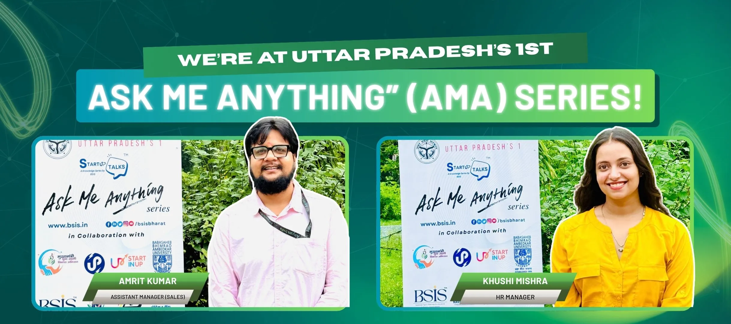 Aayan Infotech Team Members Participate in Uttar Pradesh’s First “Ask Me Anything” Series