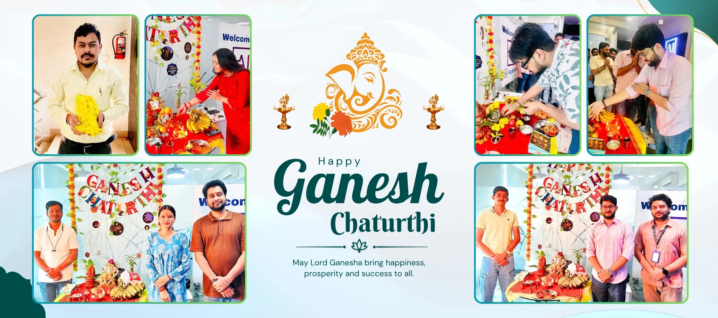 Happy Ganesh Chaturthi: Aayan Infotech Celebrates the Festival with Devotion and Togetherness