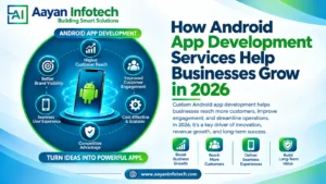 How Android App Development Services Help Businesses Grow in 2026